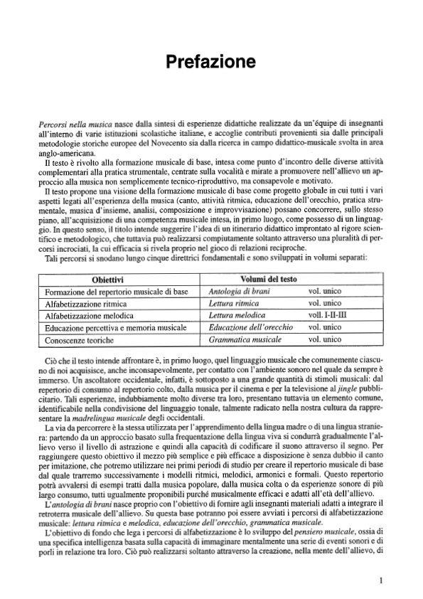 Lettura Melodica - Vol. 1 - Ed. G. Andreani, D. D'Urso, G. Guglielminotti Valetta, A. Odone - opera